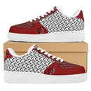 Step into Style: Burkesgarb Logo Statements Men's Low Top Leather Shoes