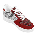 Step into Style: Burkesgarb Logo Statements Men's Low Top Leather Shoes