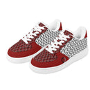 Step into Style: Burkesgarb Logo Statements Men's Low Top Leather Shoes