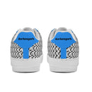 Step into Style: Burkesgarb Logo Statements Men's Low Top Leather Shoes