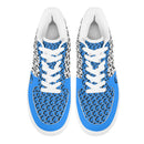 Step into Style: Burkesgarb Logo Statements Men's Low Top Leather Shoes