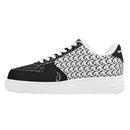 Step into Style: Burkesgarb Logo Statements Men's Low Top Leather Shoes