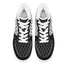 Step into Style: Burkesgarb Logo Statements Men's Low Top Leather Shoes