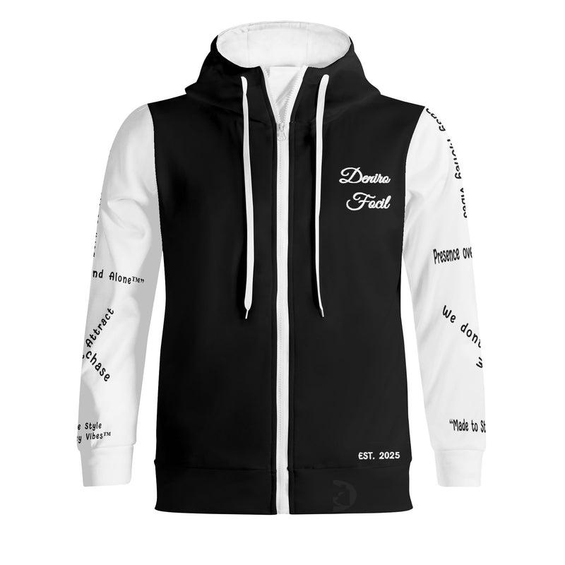 Deniro Focil™ “Easy Money Story” Full Zip Hoodie – Streetwear Fit
