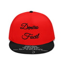 Deniro Focil™ Classic Brim Cap – “We Don’t Chase. We Attract.” Edition (Unisex)