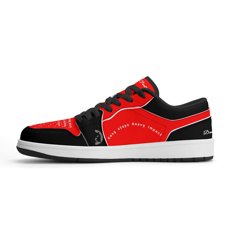 Deniro Focil™ Signature Mid-Low Leather Sneakers
