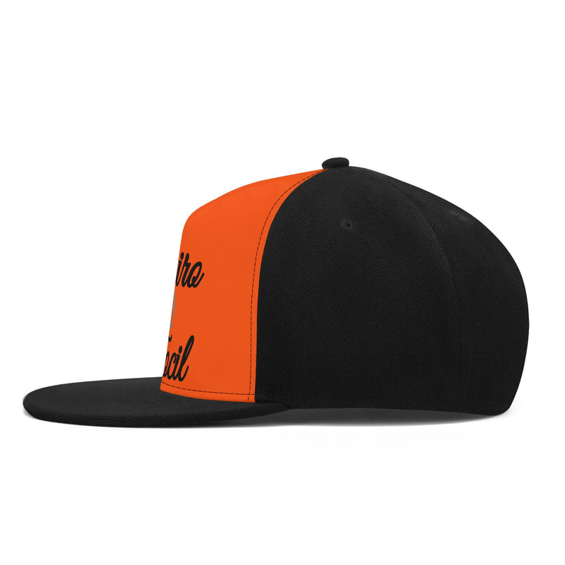 Deniro Focil™ Signature 7-Panel Baseball Cap – Unisex Streetwear Hat with Burkesgarb Logo (Adjustable, Sun Protection)