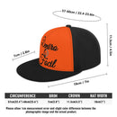 Deniro Focil™ Signature 7-Panel Baseball Cap – Unisex Streetwear Hat with Burkesgarb Logo (Adjustable, Sun Protection)