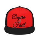 Deniro Focil™ Signature 7-Panel Baseball Cap – Unisex Streetwear Hat with Burkesgarb Logo (Adjustable, Sun Protection)