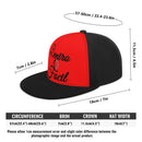 Deniro Focil™ Signature 7-Panel Baseball Cap – Unisex Streetwear Hat with Burkesgarb Logo (Adjustable, Sun Protection)