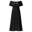 Deniro Focil™ Off-the-Shoulder Wrap Long Dress