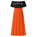 Deniro Focil™ Off-the-Shoulder Wrap Long Dress