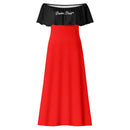 Deniro Focil™ Off-the-Shoulder Wrap Long Dress