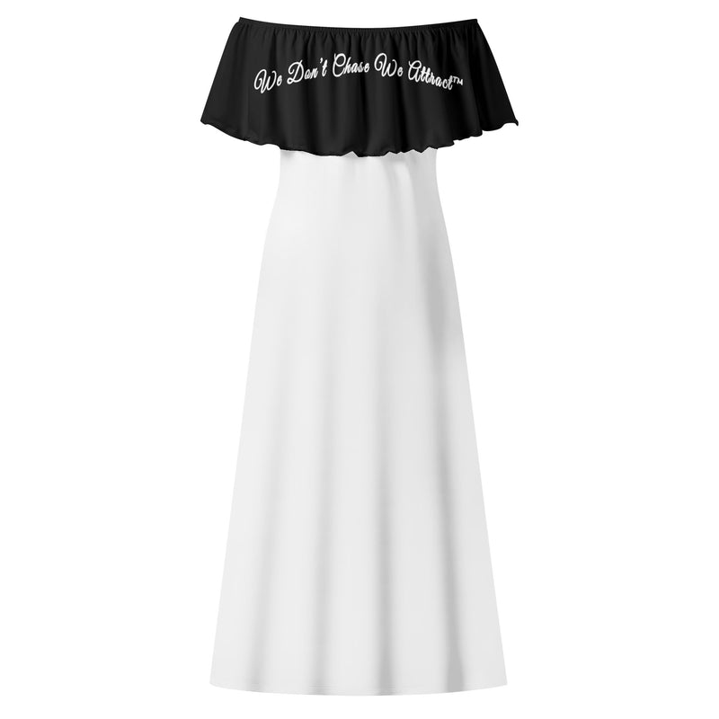 Deniro Focil™ Off-the-Shoulder Wrap Long Dress
