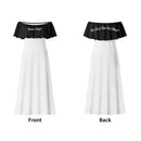 Deniro Focil™ Off-the-Shoulder Wrap Long Dress