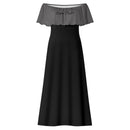 Deniro Focil™ Off-the-Shoulder Wrap Long Dress