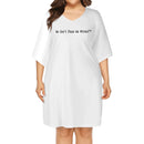 Deniro Focil™ V-Neck Plus Size Loose Dress