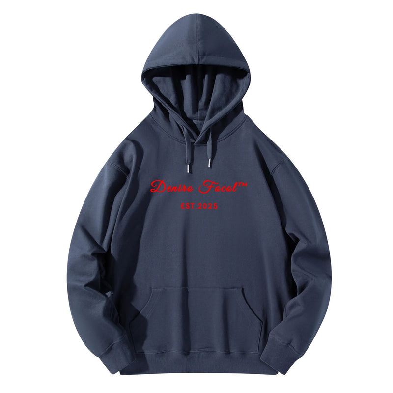 Deniro Focil™ Unisex Hoodie Front & Back Print est. 2025 Streetwear