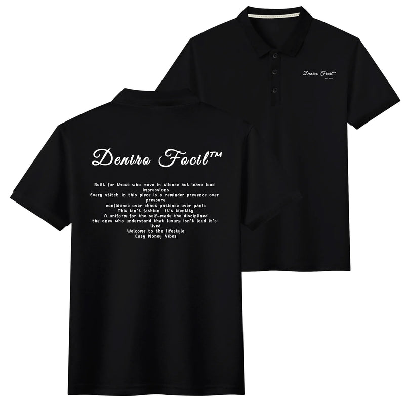 Deniro Focil™ Easy Money Polo The Official Uniform of the Self-Made