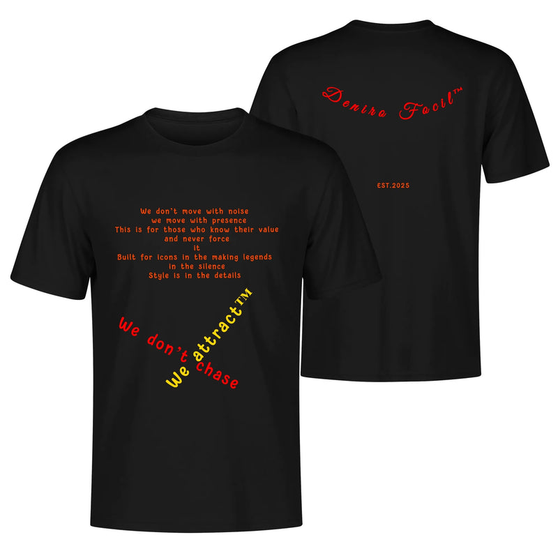Deniro Focil™ Unisex Crew Neck Short Sleeve T-Shirt