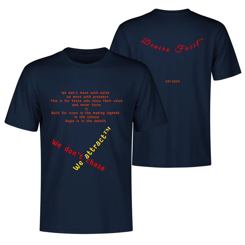 Deniro Focil™ Unisex Crew Neck Short Sleeve T-Shirt