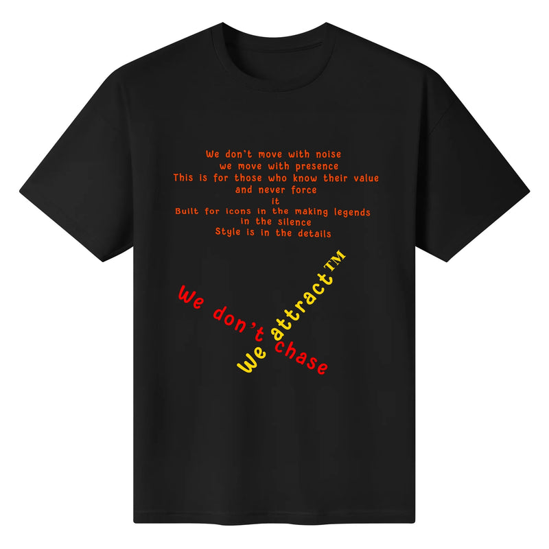 Deniro Focil™ Unisex Crew Neck Short Sleeve T-Shirt