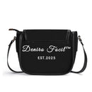 Deniro Focil™ PU Leather Saddle Bag  Effortless Street Luxe Carry