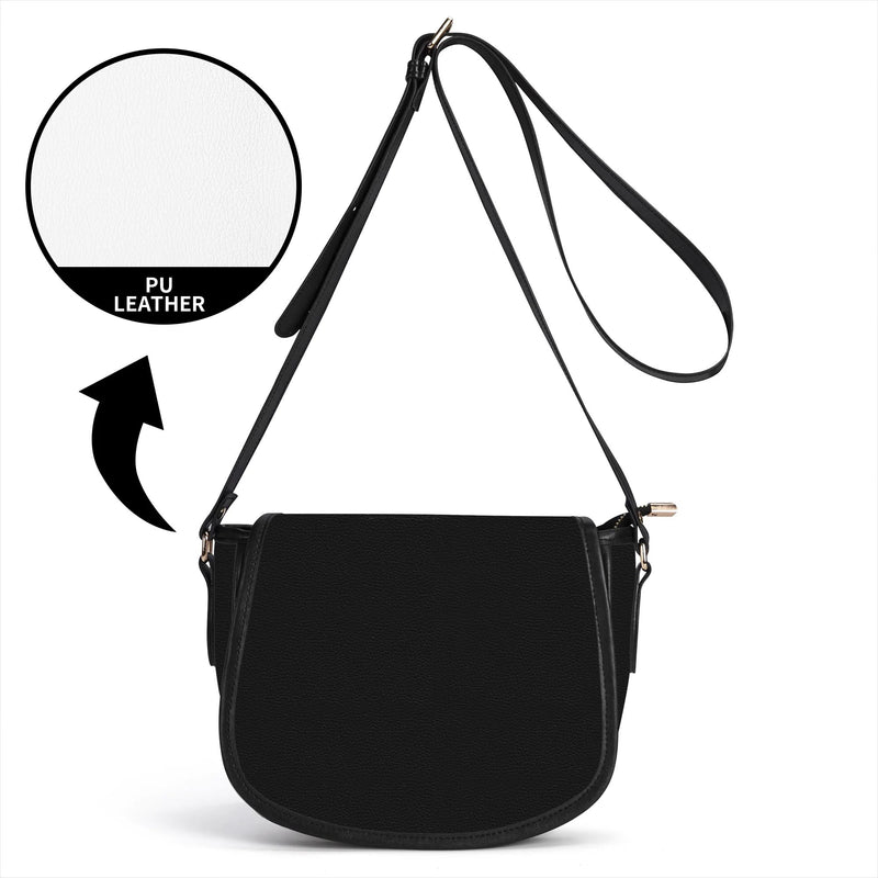 Deniro Focil™ PU Leather Saddle Bag  Effortless Street Luxe Carry
