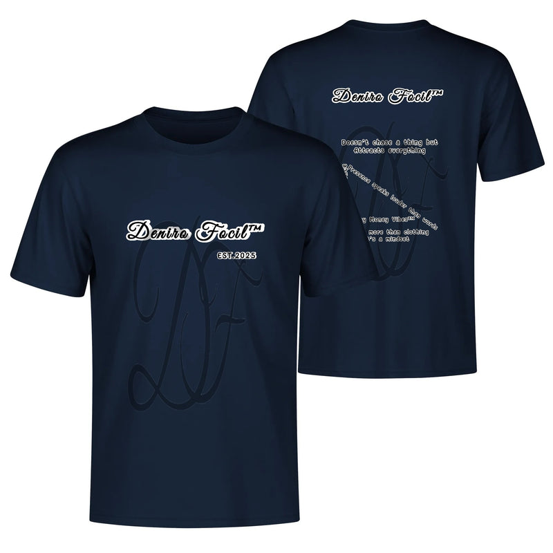 Deniro Focil™ Unisex Crew Neck T-Shirt 100% American Cotton