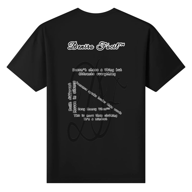 Deniro Focil™ Unisex Crew Neck T-Shirt 100% American Cotton