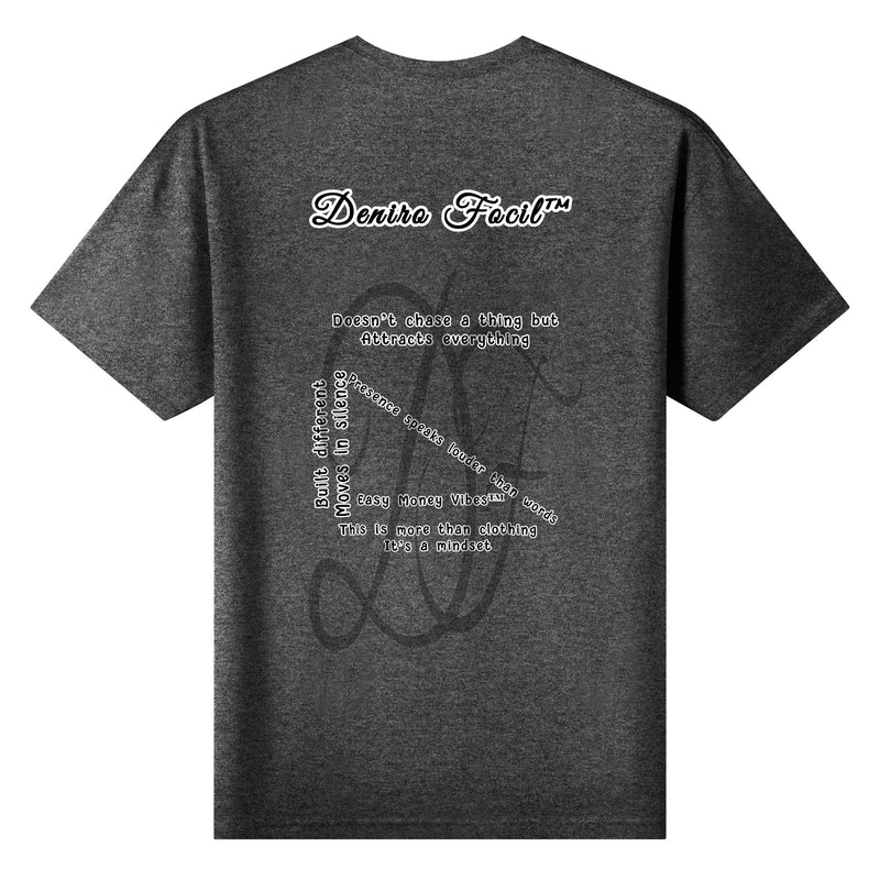 Deniro Focil™ Unisex Crew Neck T-Shirt 100% American Cotton