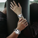 "Elevate Your Style with Burkesgarb's Leather Band Wide Type Quartz Watch"