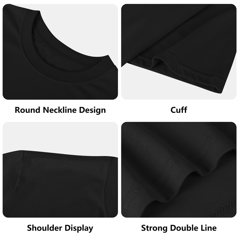 Deniro Focil™ Unisex Crew Neck Short Sleeve T-Shirt
