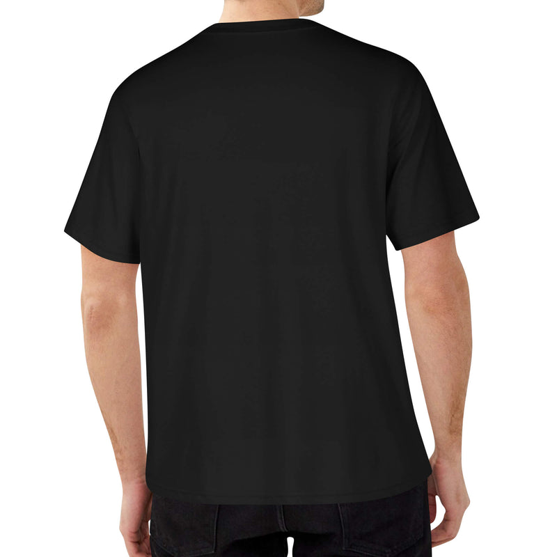 Elevate Your Style with Burkesgarb Embroidered Emblem Mens Cotton T-Shirt - Timeless and Trendy