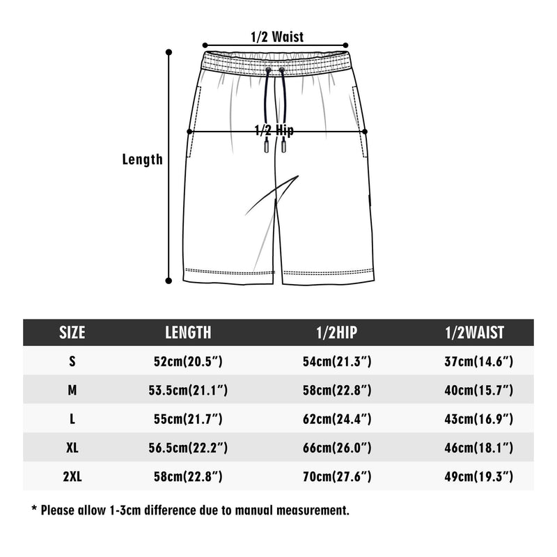 Discover Comfort and Style with Burkesgarb Blood Diamonds Mens Lightweight Beach Shorts