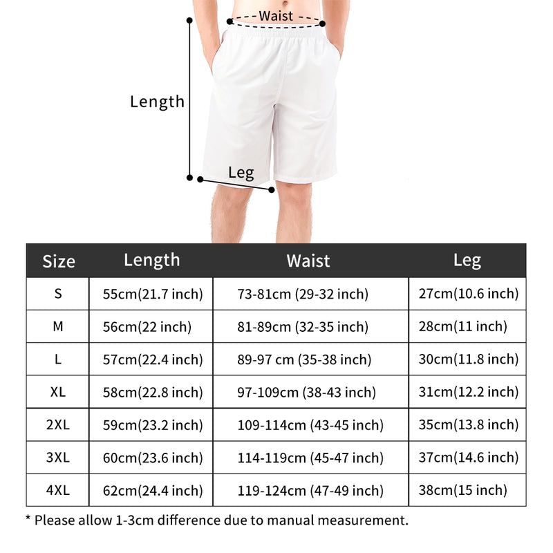 Burkesgarb White Walking Canvas Mens Shorts - Style Meets Comfort on Your Journey