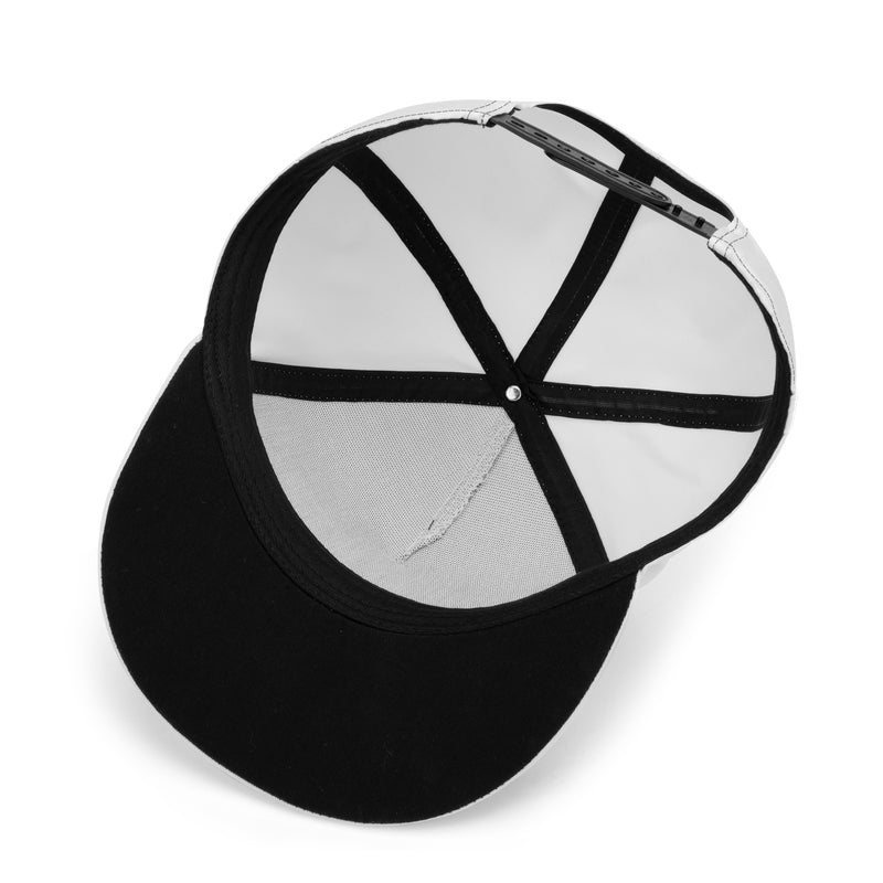 Burkesgarb White Walking Canvas SnapCap - Complete Your Casual Look