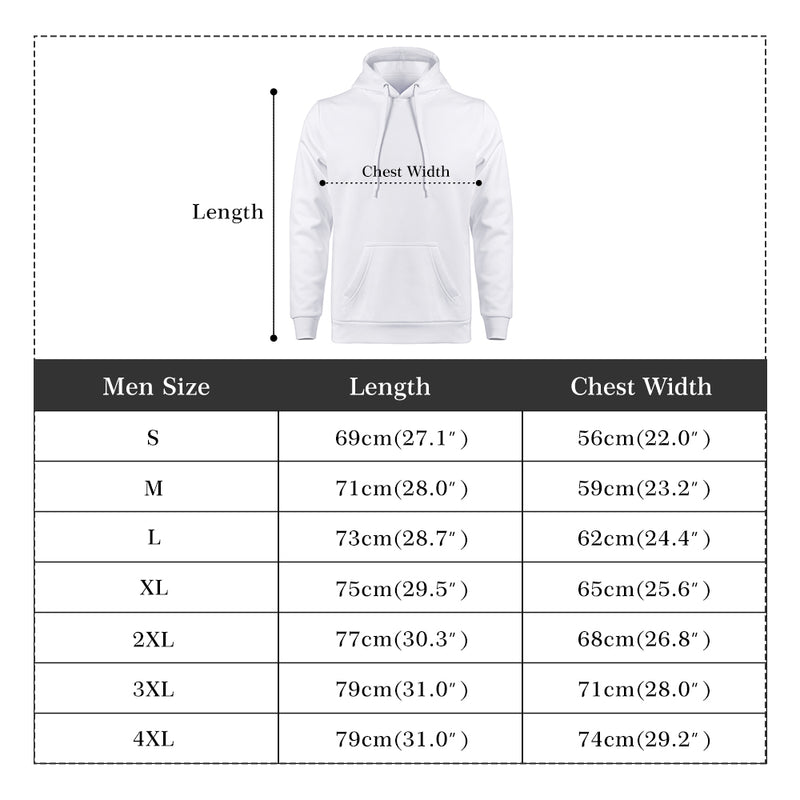 Burkesgarb Mens White Walking Canvas Hoodie - The Ultimate Comfort Companion