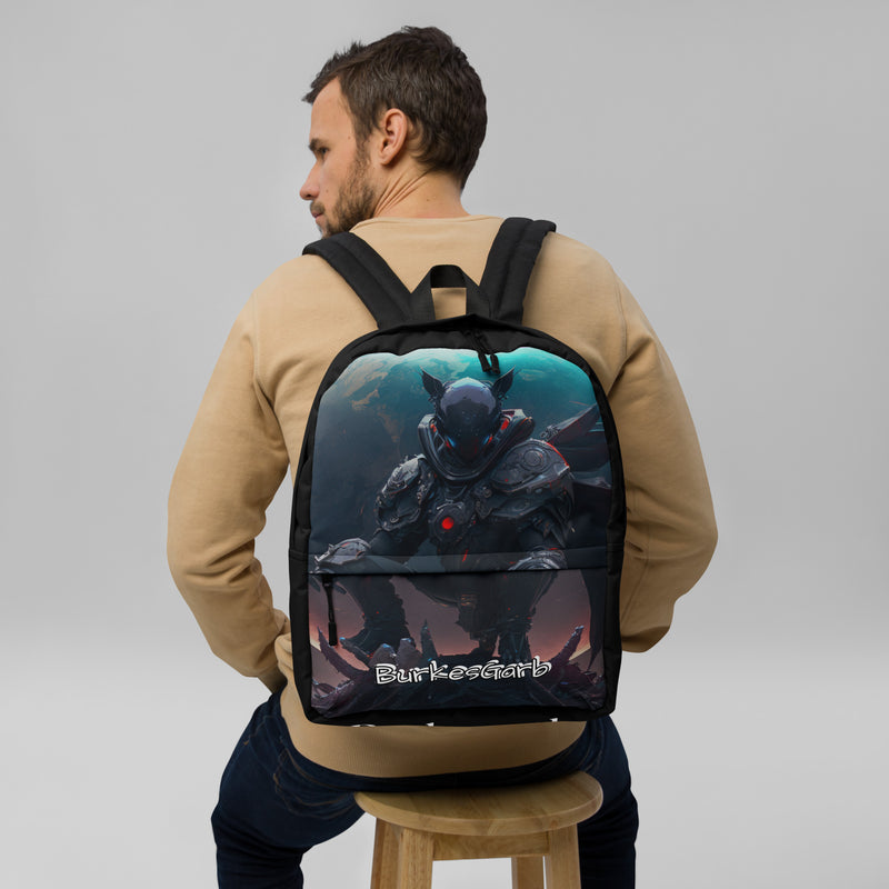 "Explore the Universe in Style with Burkesgarb Black Planet Cruiser Backpack - Your Journey Awaits!"