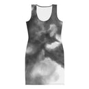 "Embrace Elegance and Comfort with Burkesgarb Gray Skies Fitted Dress - Perfect for Any Occasion!"