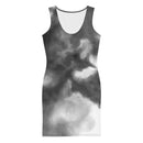 "Embrace Elegance and Comfort with Burkesgarb Gray Skies Fitted Dress - Perfect for Any Occasion!"