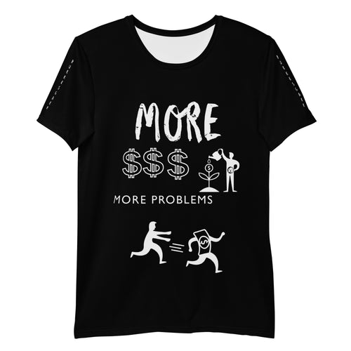 "Express Your Swagger with Burkesgarb 'More Money More Problems' T-Shirt - Stylish and Bold"