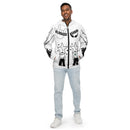 "Embrace Your Inner Style Maverick with Burkesgarb Starman Graffiti Men's Windbreaker - Stand Out in Every Crowd!"