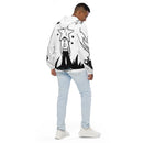 "Embrace Your Inner Style Maverick with Burkesgarb Starman Graffiti Men's Windbreaker - Stand Out in Every Crowd!"