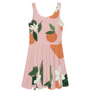 "Elevate Your Style with the Burkesgarb Sweet Orange Plant Designer Dress - Embrace Vibrant Colors and Nature-Inspired Fashion!"