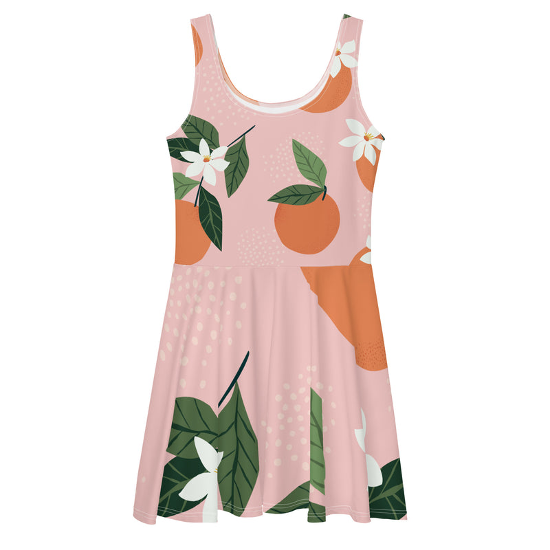 "Elevate Your Style with the Burkesgarb Sweet Orange Plant Designer Dress - Embrace Vibrant Colors and Nature-Inspired Fashion!"