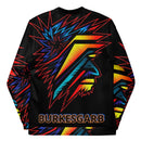 "Stay Stylish with Burkesgarb 'Colorful Thoughts' Unisex Bomber Jacket"