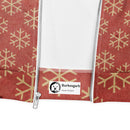 "Stay Warm in Style with Burkesgarb Luxury Snow Flakes Unisex Bomber Jacket"