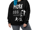 "Level Up Your Style with our 'More Money More Problems' Unisex Sweatshirt by Burkesgarb"