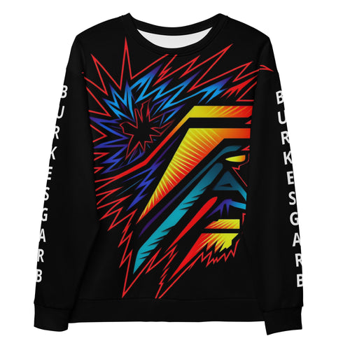 "Express Your Colorful Personality with Burkesgarb Colorful Thoughts Unisex Sweatshirt"